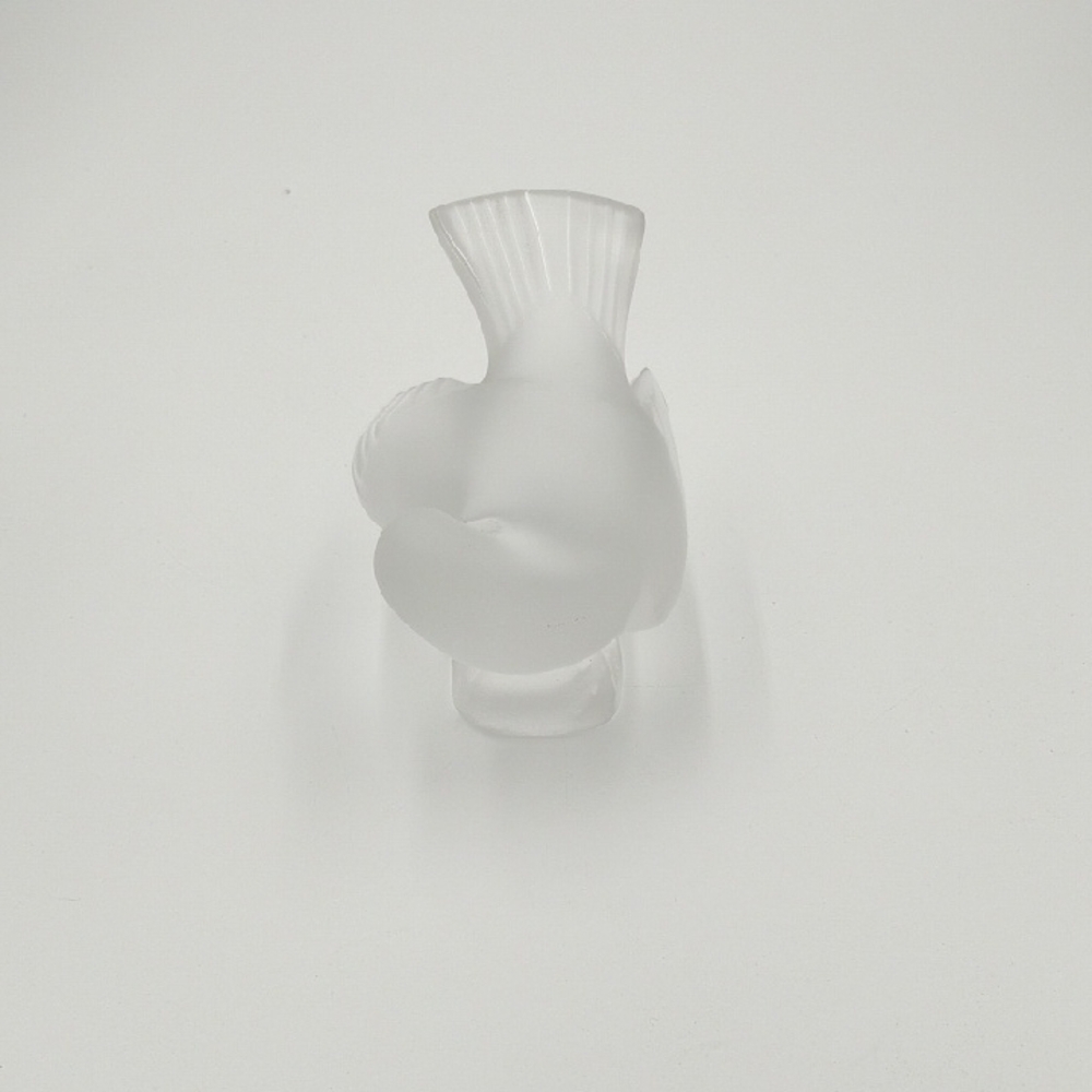Lalique France Vintage Crystal Moineau Coquet Sculpture - Picture 3 of 6